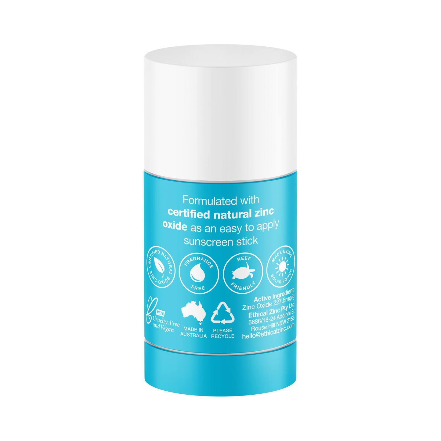 Ethical Zinc SPF50 Natural Clear Zinc Sunscreen Stick