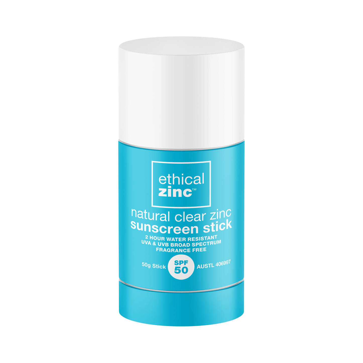 Ethical Zinc SPF50 Natural Clear Zinc Sunscreen Stick