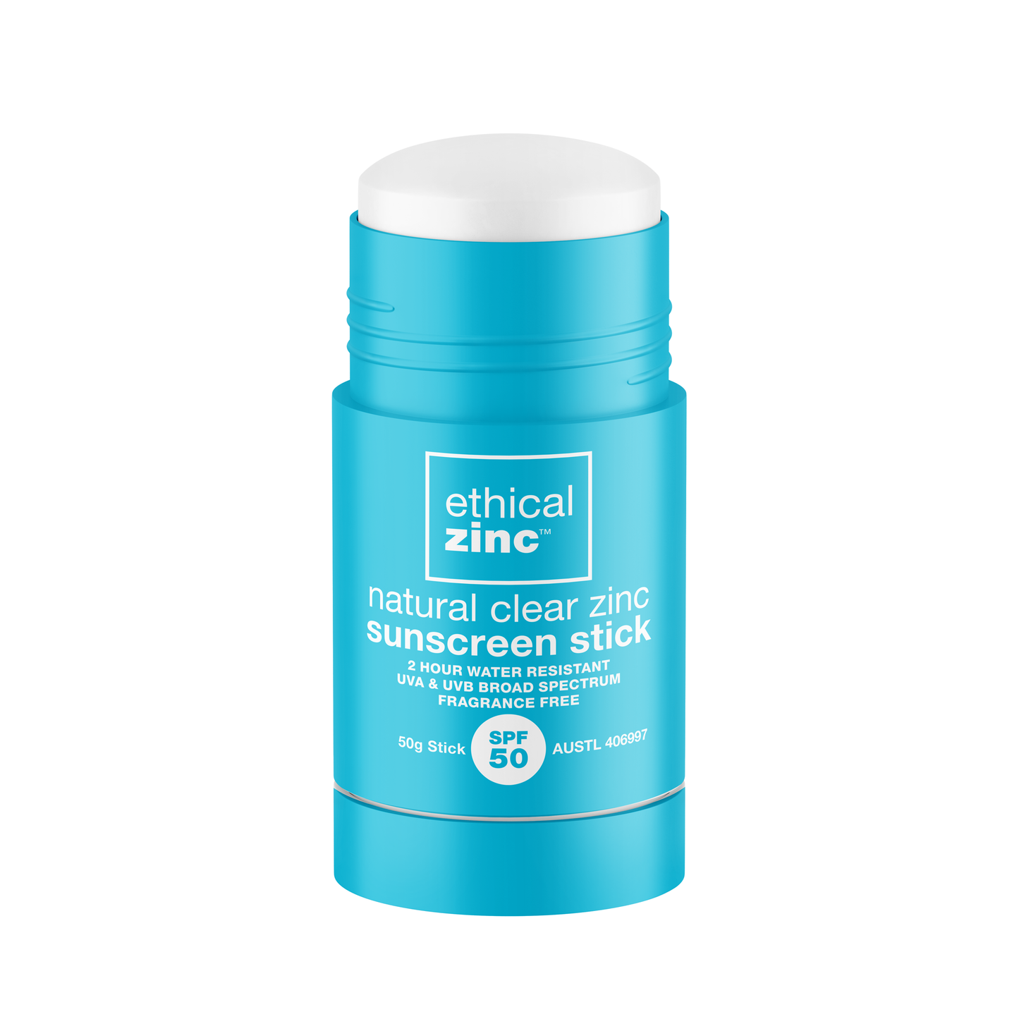 Ethical Zinc SPF50 Natural Clear Zinc Sunscreen Stick