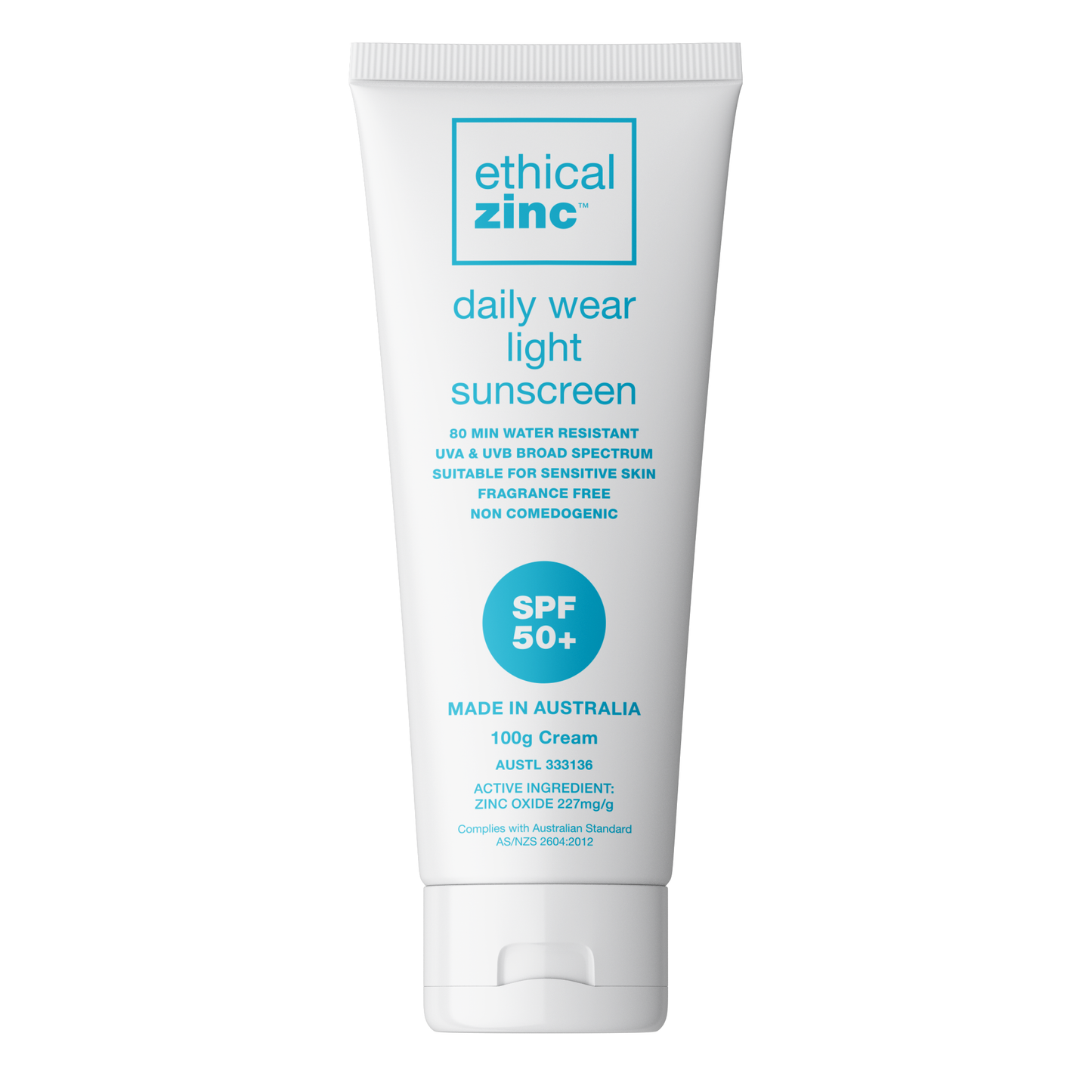 Ethical Zinc SPF50+ Daily Wear Light Sunscreen