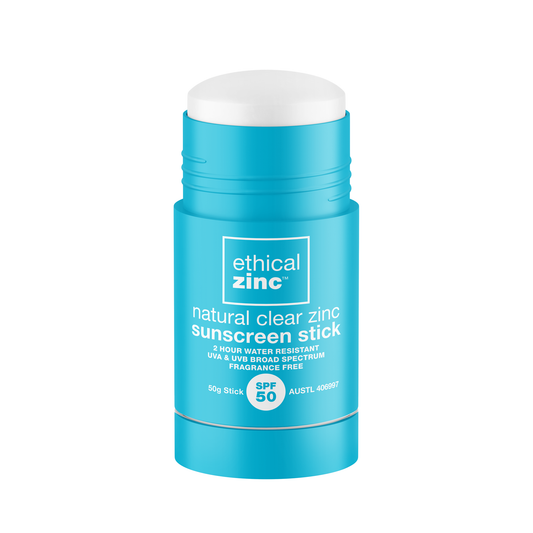 Ethical Zinc SPF50 Natural Clear Zinc Sunscreen Stick