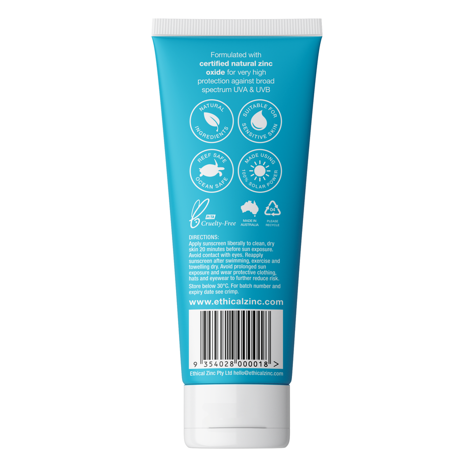 Ethical Zinc - Certified Natural Mineral Zinc Sunscreens